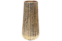 Декоративна ваза Естет 33см, колір - золото антик ТОВАР ВІД ВИРОБНИКА