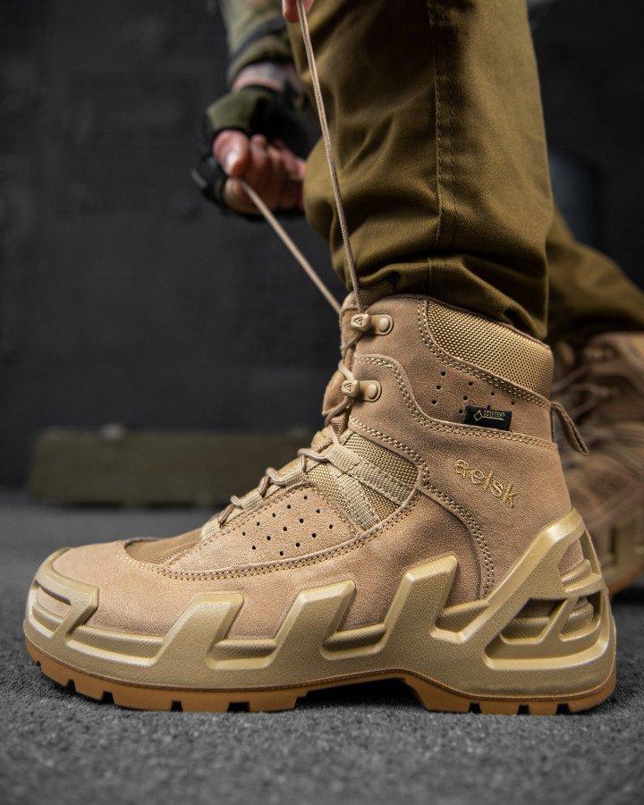 Черевики тактичні aeisk gore tex coyot ВТ6612