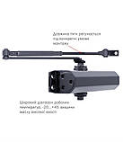 Дотягувач дверний RYOBI 1504 STD c ножицями антрацит, фото 6