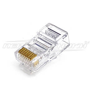Конектор RJ45 (8P-8C) UTP Cat-6, фото 1