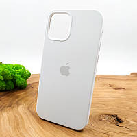Оригинальный чехол на айфон 12 Pro MagSafe, iPhone 12 Pro накладка бампер силиконовый, белый