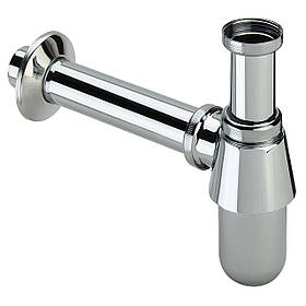 Сифон для раковини VIEGA 1 1/4| х1 1/4| метал. хром пляшка. б/г 100674