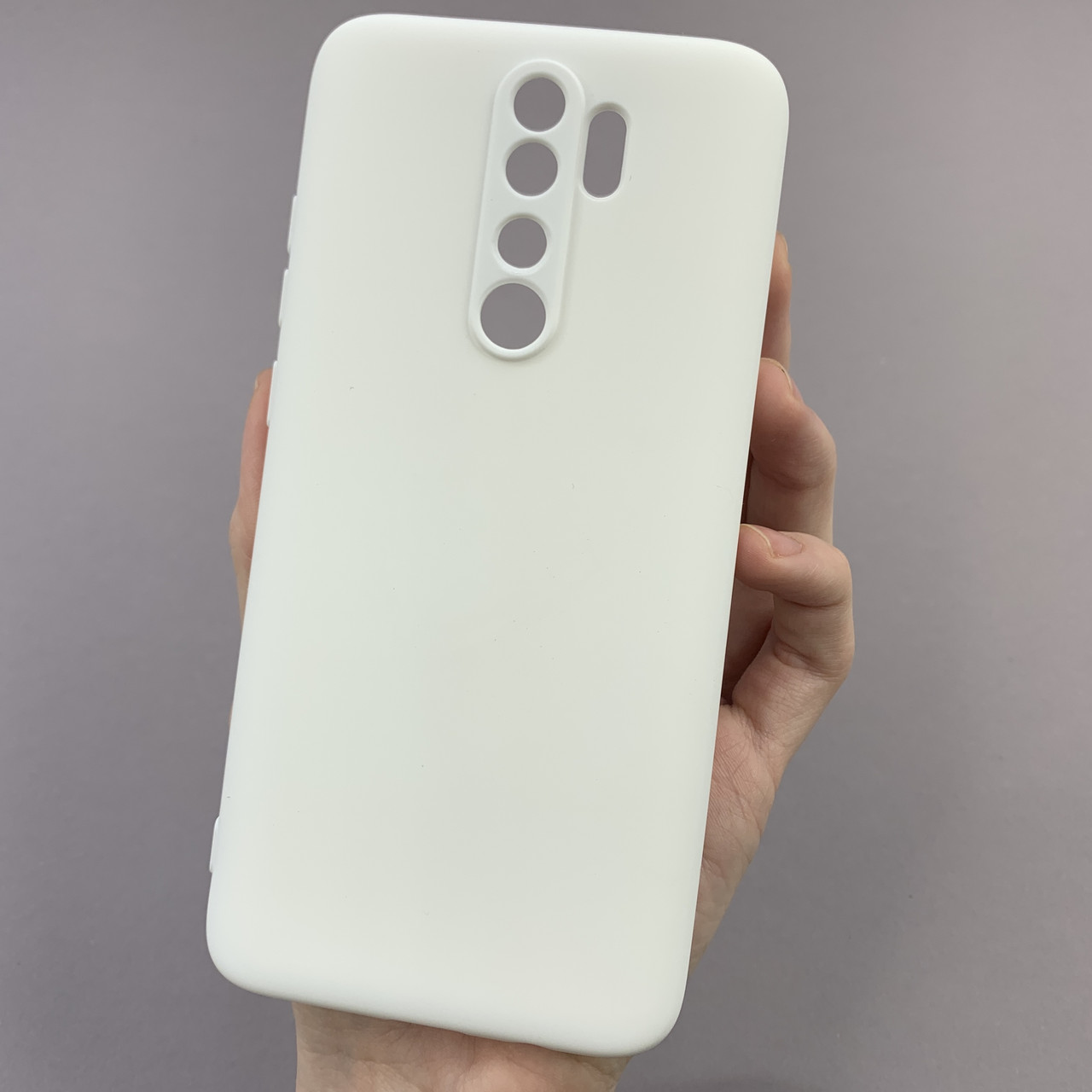 Чохол для Xiaomi Redmi Note 8 Pro силікон кейс з мікрофіброю чохол на сяомі редмі нот 8 про білий o3c
