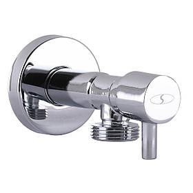 Кран напівобертовий кутовий SOLOMON 1/2"х1/2" Lazer 7076 (2 ШТ)