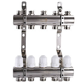 Колектор із регуляторами та кріпленням ECO 001С 1| x5