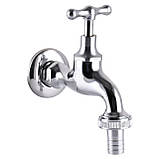 Кран SOLOMON вентильний поливальний 1/2" CHROM T5071, фото 3