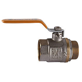 Кран кульовий прямий SOLOMON 1 1/4" НВ ЖР PN40 В1002FM