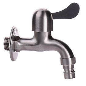 Кран кульовий поливальний Q PROFESSIONAL 1/2| NV-QP3003 SUS304 неіржавка сталь