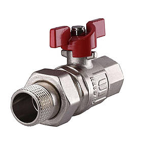 Кран кульовий прямий з американкою SELBA 3/4" КБ SL1509