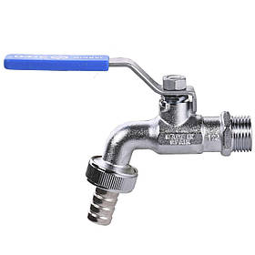 Кран ARCO кульовий поливальний 1/2| 0413 NANO AntiLime довга ручка