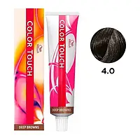 Фарба для волосся безаміачна Wella Professionals Color Touch Pure Naturals 4/0, 60 мл