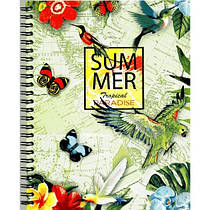 Коледж-блок спіраль А4 Kraft Color 80 аркушів клітинка KL4280K