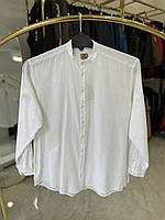 Мужская льняная рубашка Tonelli 1616-3 (батал) 2-5XL белая