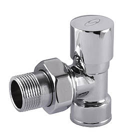 Кран вентильний кутовий з американкою SOLOMON 3/4| CHROM 1845