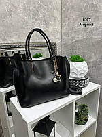 Черная сумка женская стильная красивая на каждый день