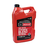 Масло моторное Ford Motorcraft SYNTHETIC BLEND 5W-20, SP GF-6 WSS-M2C960-A1, 5U.S.QT (4.73L) XO5W20-5Q3SP