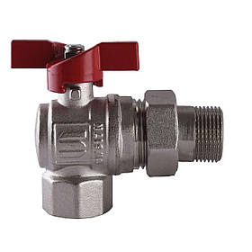 Кран кульовий кутовий з американкою SELBA 3/4| SL1543