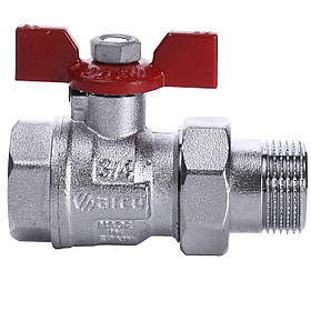 Кран кульовий прямий з американкою ARCO 3/4| TURIA 0117408