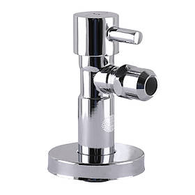 Кран напівобертовий кутовий із цангою SOLOMON 1/2| х 3/8| Lazer 7076