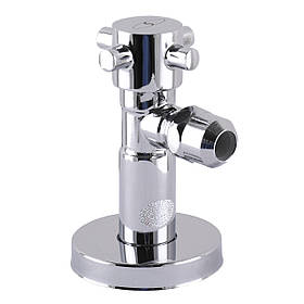 Кран напівобертовий кутовий із цангою SOLOMON 1/2| х 3/8| Retro 7077