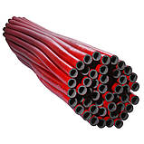 Утеплювач EXTRA червоний для труб (6 мм), ф28 ламінований Теплоізол, фото 2