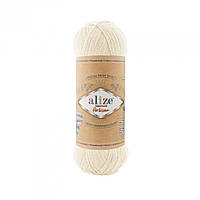 Пряжа Alize Superwash Artisan ( Супервош артисан) 01 крем