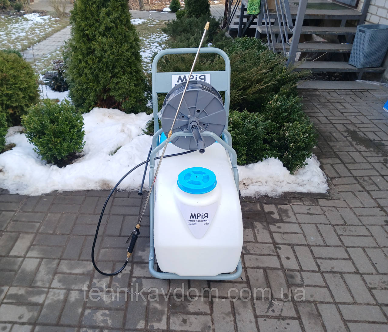 Обприскувач Мрія 90 л з акумулятором 12v, фото 1