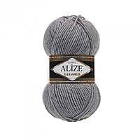 Пряжа Alize Lanagold (Ализе Ланаголд) 21 серый
