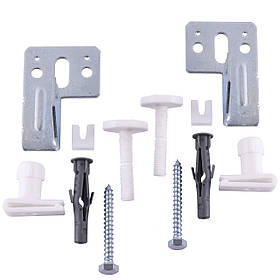 Універсальний комплект C-кронштейнів торцевого кріплення панельного радіатора NS-1018 CRISTAL (2 шт.)