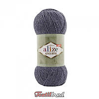 Пряжа Alize Alpaca Royal New (Альпака роял н'ю) 203 джинс меландж