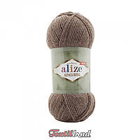 Пряжа Alize Alpaca Royal New (Альпака роял н'ю) 688 кофе с молоком меландж