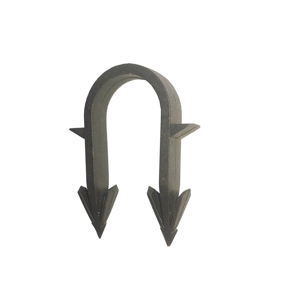 Такерна гарпун-скоба для кріплення труби ТП Ø 16-20 довжина 45 мм чорна PREMIUM (600 шт.), фото 1