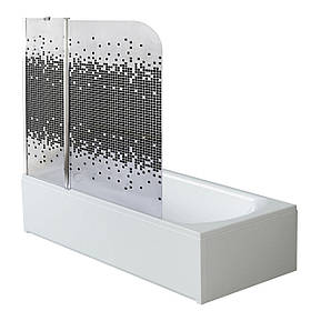 Шторка для ванної ENZA 120TCВ.Mosaic (120B.Mosaic) BRAVO (1уп.)