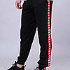 Чоловічі спортивні штани з лампасами Kappa, спортивки Каппа чорні Карра XS - 5XL, фото 5