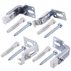 Універсальний комплект L-кронштейнів підвісного кріплення панельного радіатора NS-1017 CRISTAL (2 шт.)