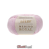 Пряжа Alize Nerino Royal  ( Меріно роял ) 31 світло-розовий