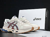 Женские кроссовки Asics Асикс Gel Kahana 8, бежевые с оранжевым. 36