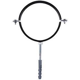 Хомут трубный SOLOMON (комплект) 6″, 158-168мм з винтом 10х120 c дюбелем