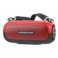 Портативная беспроводная Bluetooth колонка Hopestar A41 PARTY Мощная колонка с хороших звуком и влагозащитой Красный