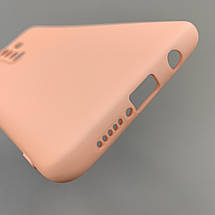 Чохол для Xiaomi Redmi Note 8 Pro силікон кейс з мікрофіброю чохол на сяомі редмі нот 8 про рожевий o3c, фото 5