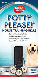 Тренувальні дзвіночки Simple Solution Potty Please! House Training Bells для привчання собак до туалету