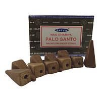 Конуси рідкий дим Пало Санто Backflow Dhoop Cone Satya 10 конусів