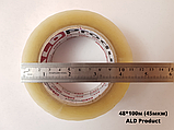 Скотч пакувальний 48*100 (45 мкм) ALD Product (225г), фото 6