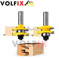 Фрезы VOLFIX FZ-120-903 d12 mm для мебельной обвязки комбинированные рамочные