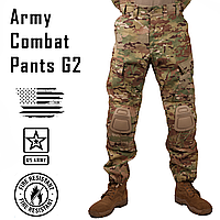 Огнестойкие штаны, Размер: Large Long, US Army Сombat Pant G2, Цвет: MultiСam