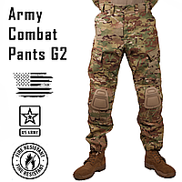 Огнестойкие штаны, Размер: Large Short, US Army Сombat Pant G2, Цвет: MultiСam