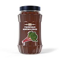 Галицькі мармуляди – варення з румбамбару (ревеню), 180 мл