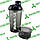 Мультишейкер BioTech BT Wave + Compact 500 мл + 150 мл Чорний Panther Black, фото 3