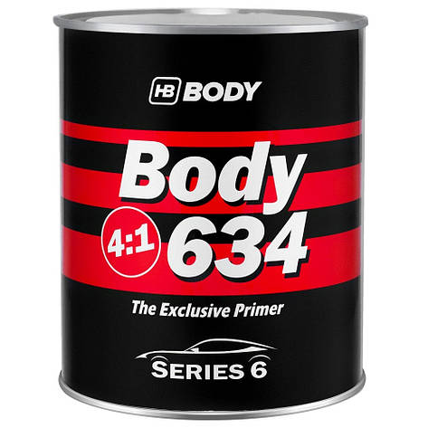 Акриловий ґрунт-наповнювач без затверджувача сірий Body 634 HS 4:1 800мл, фото 1
