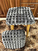 Чохли на табуретки комплект КВАДРАТНІ 4 шт на резинці (сідушка на табурет, стілець)